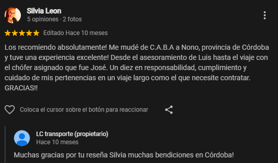 Reseña positiva 4